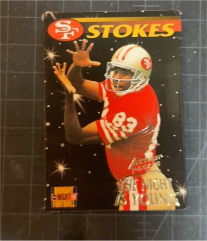 1995 Action Packed Monday Night Football #88 J.J. Stokes — front