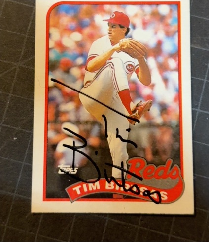 1989 Topps #103 Tim Birtsas — front