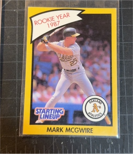 1990 Kenner Starting Lineup #4691212020 Mark McGwire — front