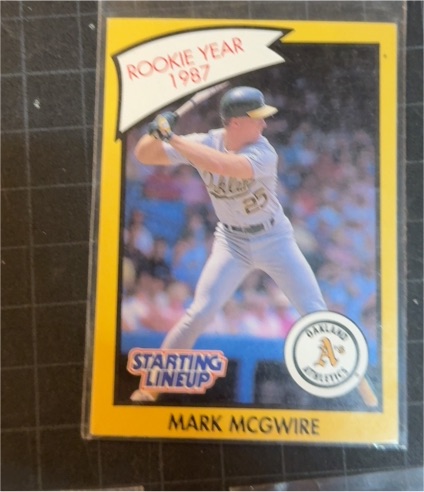 1987 Starting Lineup #NNO Mark McGwire — front
