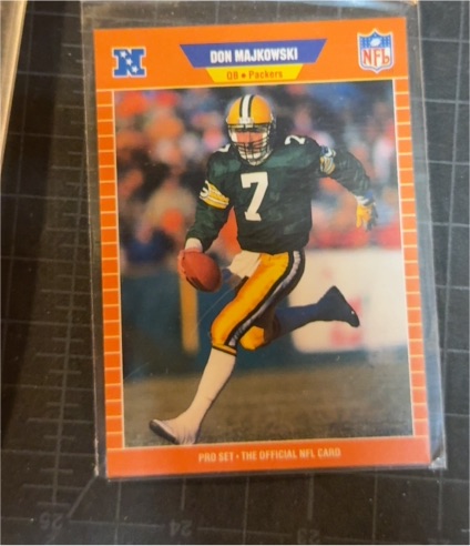1989 Pro Set #133 Don Majkowski — front