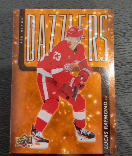 2025-26 Upper Deck Series 1 Dazzlers #DZ-30 Lucas Raymond — front