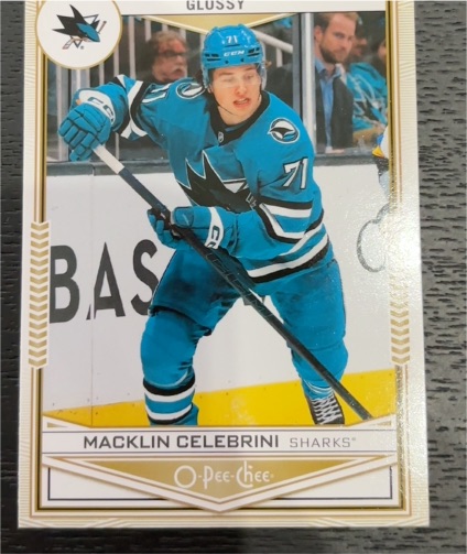 2024-25 Upper Deck Series 2 O-Pee-Chee Glossy #OPC-34 Macklin Celebrini — front