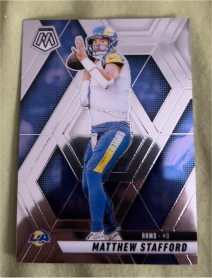 2025 Panini Mosaic #96 Matthew Stafford — front