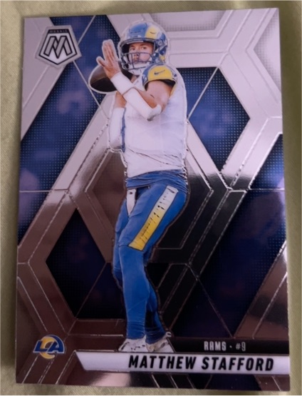 2025 Panini Mosaic #96 Matthew Stafford — front