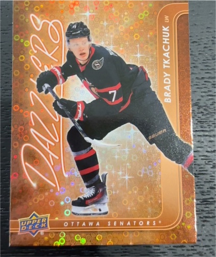 2024-25 Upper Deck Series 2 Dazzlers #DZ-88 Brady Tkachuk — front