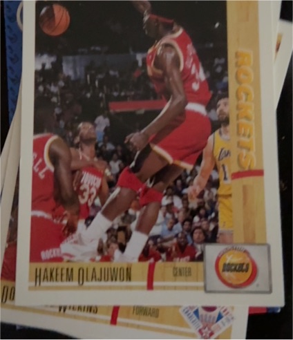 1991-92 Upper Deck #254 Hakeem Olajuwon Houston Rockets — front