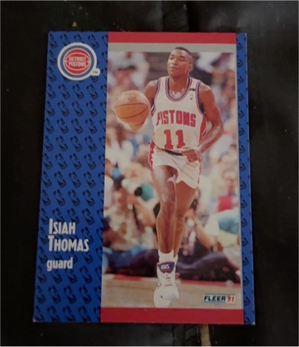 1991-92 Fleer #64 Isiah Thomas — front