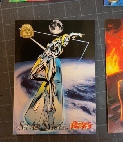 1994 Fleer Marvel Universe #6 Silver Surfer Freeze Frames — front