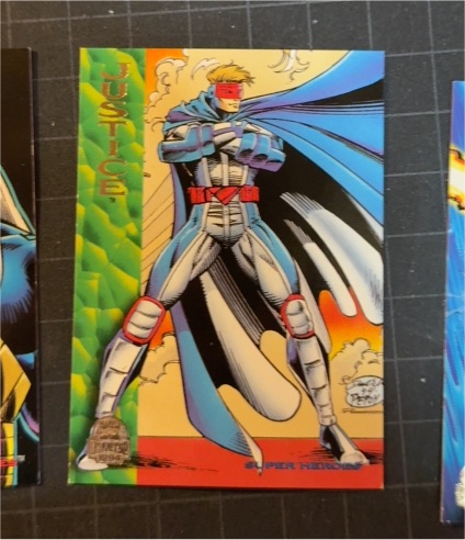 1994 Fleer Marvel Universe #166 Justice — front
