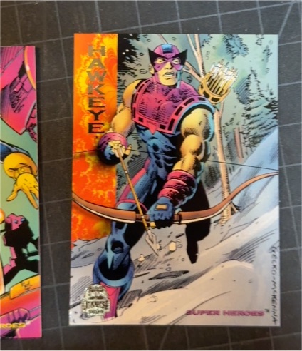 1994 Fleer Marvel Universe #148 Hawkeye — front