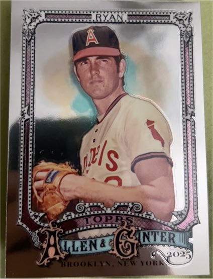 2025 Topps Allen & Ginter #63 Nolan Ryan — front