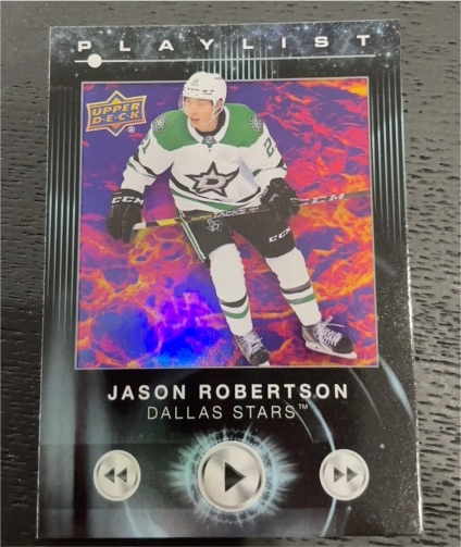 2024-25 Upper Deck Series 2 #PL-2 Jason Robertson Playlist Dallas Stars — front