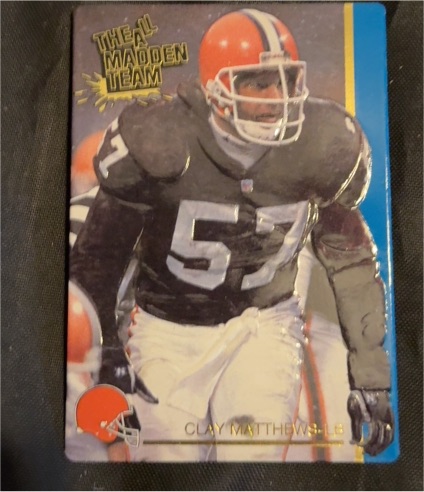 1991 Action Packed The All-Madden Team #36 Clay Matthews — front