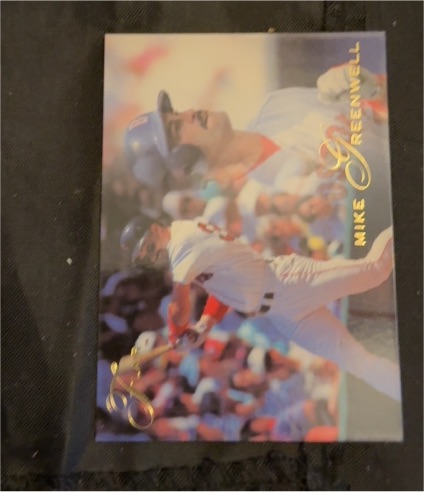 1993 Fleer Flair #232 Mike Greenwell — front