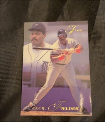 1993 Fleer Flair #201 Cecil Fielder — front