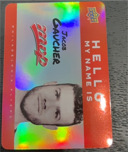 2025-26 Upper Deck MVP #HNI-19 Jacob Gaucher — front