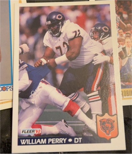 1992 Fleer #45 William Perry — front
