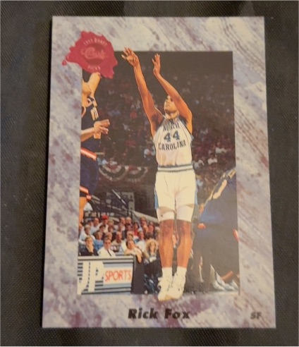 1991 Classic Draft Picks #164 Rick Fox — front