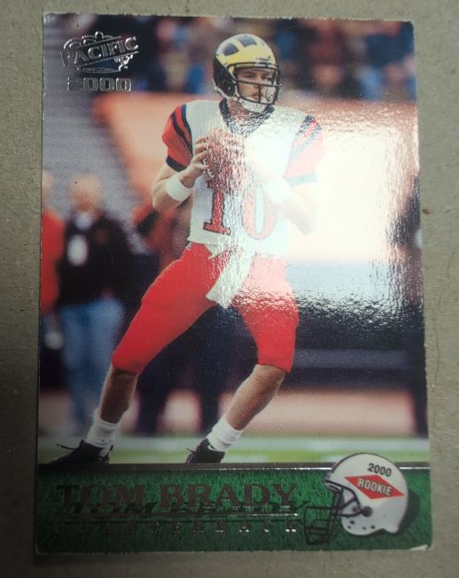 2000 Pacific #403 Tom Brady Rookie — front