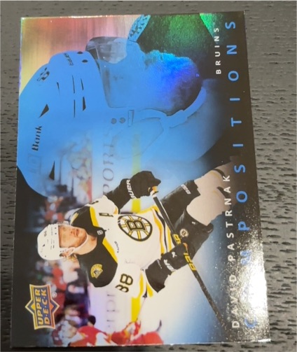 2025-26 Upper Deck Compositions #CMP16 David Pastrnak — front