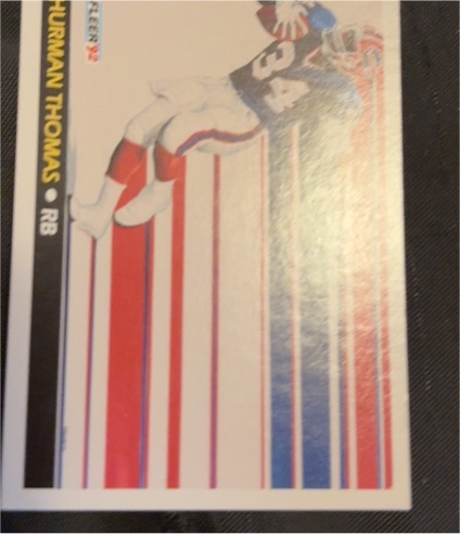 1992 Fleer #476 Thurman Thomas — front