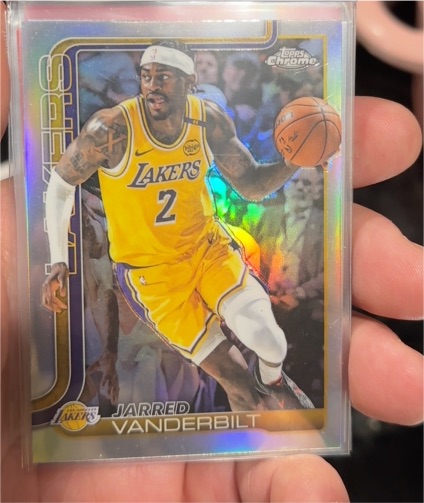 2025-26 Topps Chrome #154 Jarred Vanderbilt — front