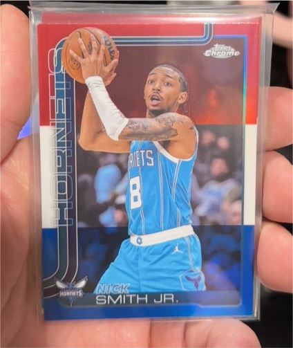 2025-26 Topps Chrome #26 Nick Smith Jr. — front