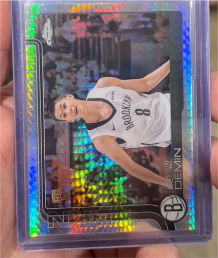 2025-26 Topps Chrome #258 Egor Demin — front
