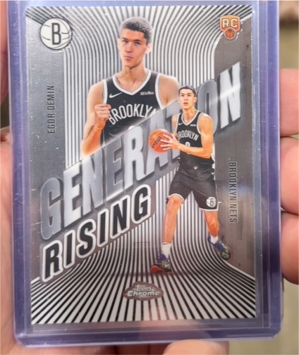 2025-26 Topps Chrome #GR-15 Egor Demin Generation Rising — front
