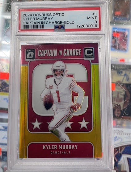 2024 Donruss Optic #1 Kyler Murray Captain In Charge — front
