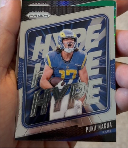 2024 Panini Prizm #3 Puka Nacua Hype — front