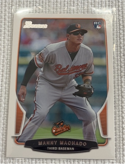 2013 Bowman #215 Manny Machado RC Baltimore Orioles — front