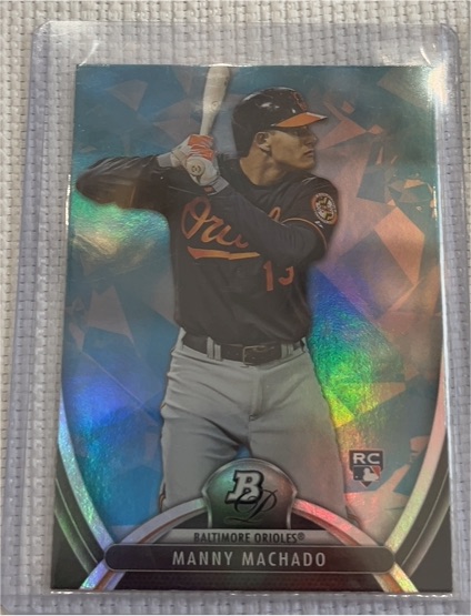 2013 Bowman Platinum #42 Manny Machado — front