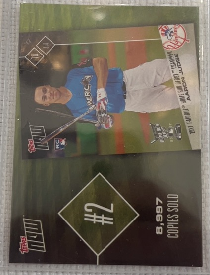 2018 Topps Now Top 10 #TN-2 Aaron Judge — front