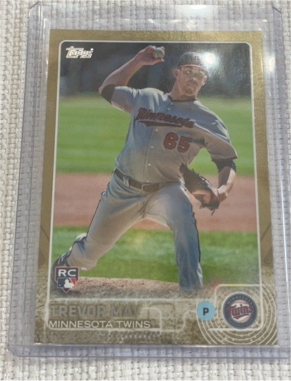 2015 Topps #55 Trevor May — front