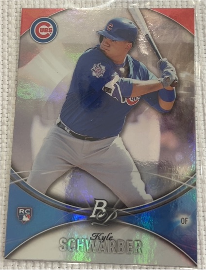 2016 Bowman Platinum #32 Kyle Schwarber — front