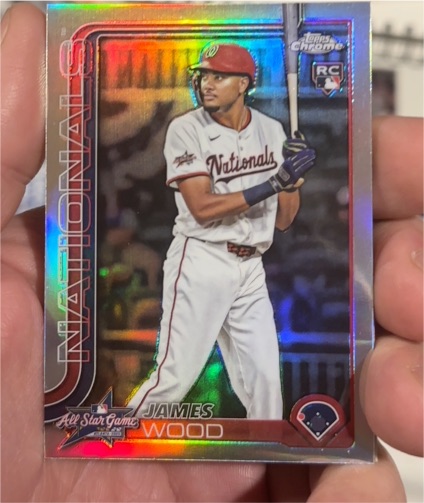 2025 Topps Chrome Update #ASG-29 James Wood — front