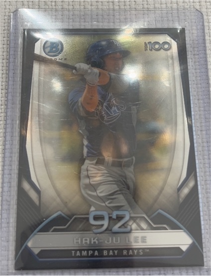 2014 Bowman Chrome Top 100 #92 Hak-Ju Lee — front