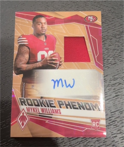 2025 Panini Phoenix Rookie Phenom #RPJ-MWS Mykel Williams — front