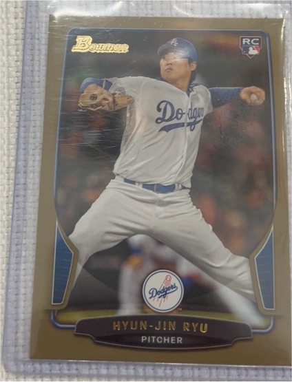 2013 Bowman #218 Hyun-Jin Ryu — front