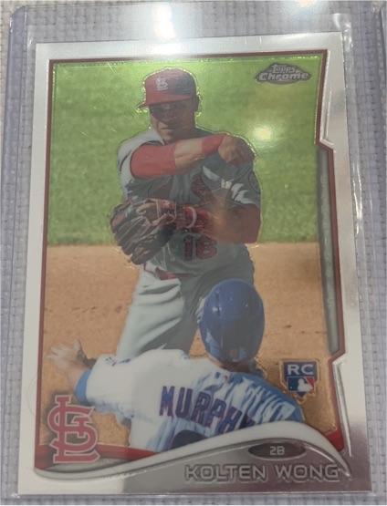 2014 Topps Chrome #188 Kolten Wong — front