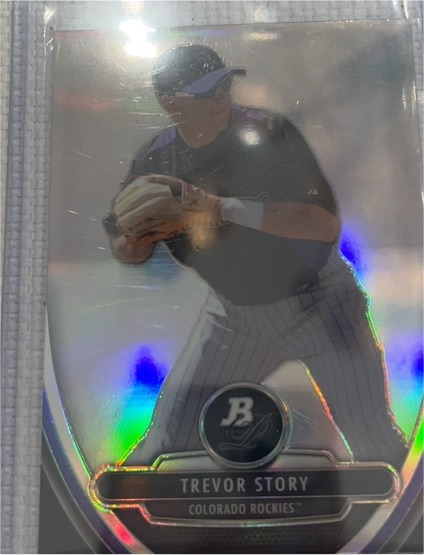 2013 Bowman Platinum #BPCP85 Trevor Story — front