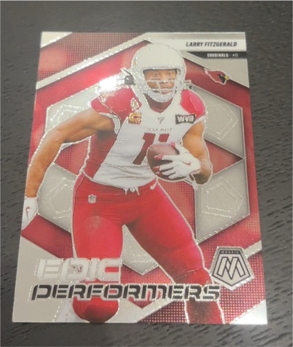 2025 Panini Mosaic #13 Larry Fitzgerald Epic Performers — front