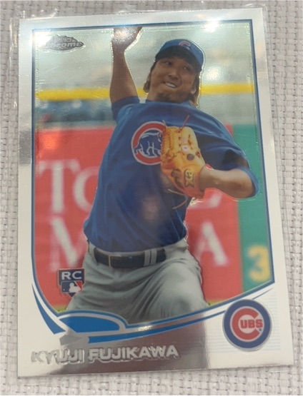 2013 Topps Chrome #130 Kyuji Fujikawa — front