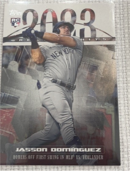 2024 Topps Series 1 2023 Greatest Hits #23GH-26 Jasson Dominguez — front