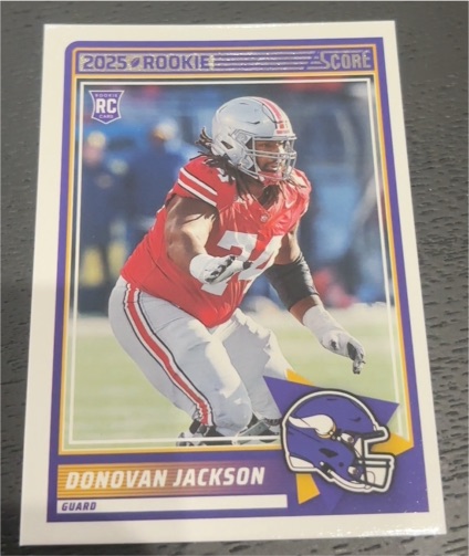 2025 Panini Score #90 Donovan Jackson — front