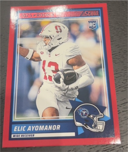 2025 Panini Score #5 Elic Ayomanor — front