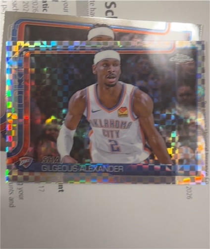 2025-26 Topps Chrome #141 Shai Gilgeous-Alexander — front