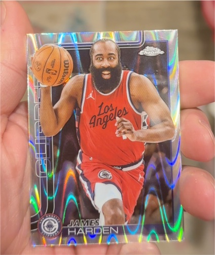 2025-26 Topps Chrome #54 James Harden — front